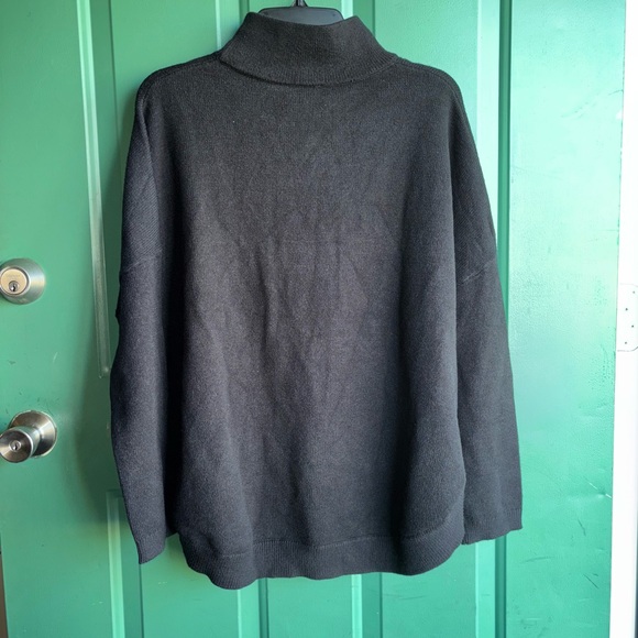 Wynne Layers XL Black Turtleneck Sweater - Picture 7 of 8